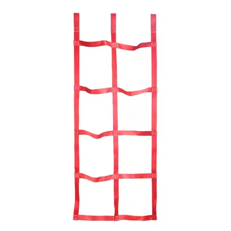 Kids Outdoor Monkey Bar Set - ชุดอุปกรณ์สนามฝึกซ้อม Warrior สำหรับเด็ก ราวแขวนแบบลิง วงแหวนออกกำลังกาย ชิงช้าเชือก