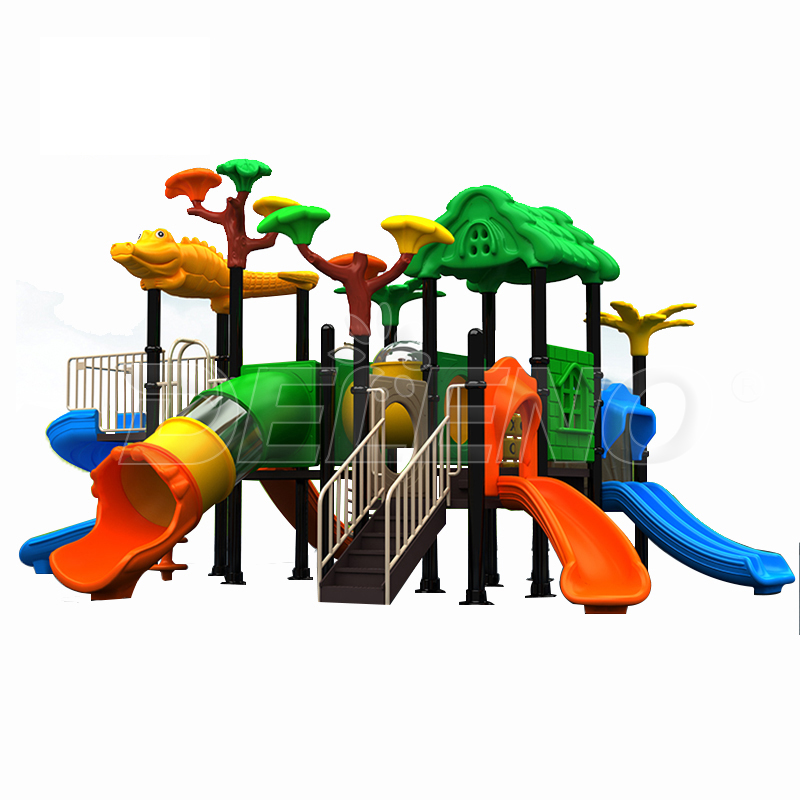 Kids Outdoor Gym Equipment - ชุดเครื่องเล่นสนามเด็กเล่นอเนกประสงค์กลางแจ้ง พร้อมชิงช้า ปีนป่าย และสไลเดอร์