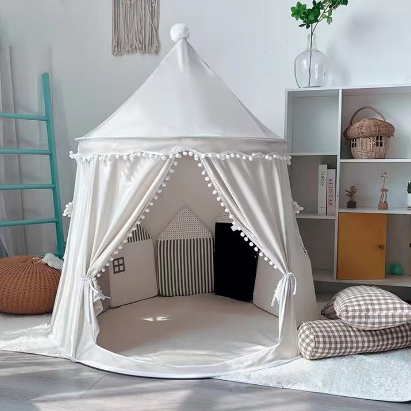 Kids Outdoor Playhouse - เต็นท์ทีพีขนาดใหญ่สำหรับเด็ก เต็นท์ของเล่นพับได้ ปราสาทเด็กเล่น บ้านเด็กเล่น เต็นท์ทีพีขนาดใหญ่ ปราสาทเจ้าหญิง