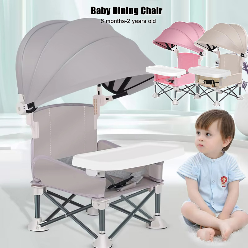 Kids Outdoor Chair And Table - เด็กพับเก้าอี้รับประทานอาหารอลูมิเนียมเด็กโต๊ะรับประทานอาหารแบบพกพาเก้าอี้ขนาดเล็กสําหรับเด็กชายหาดกลางแจ้ง Travel Baby's Saet