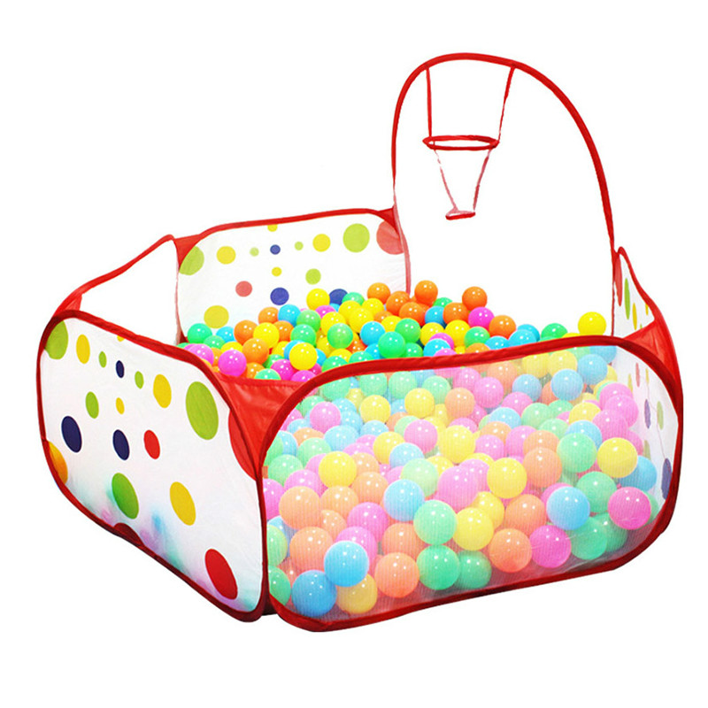 สระลูกบอลทะเลแบบพับได้พร้อมตะก - Kids Outdoor Playhouse บทวิจารณ์และราคา