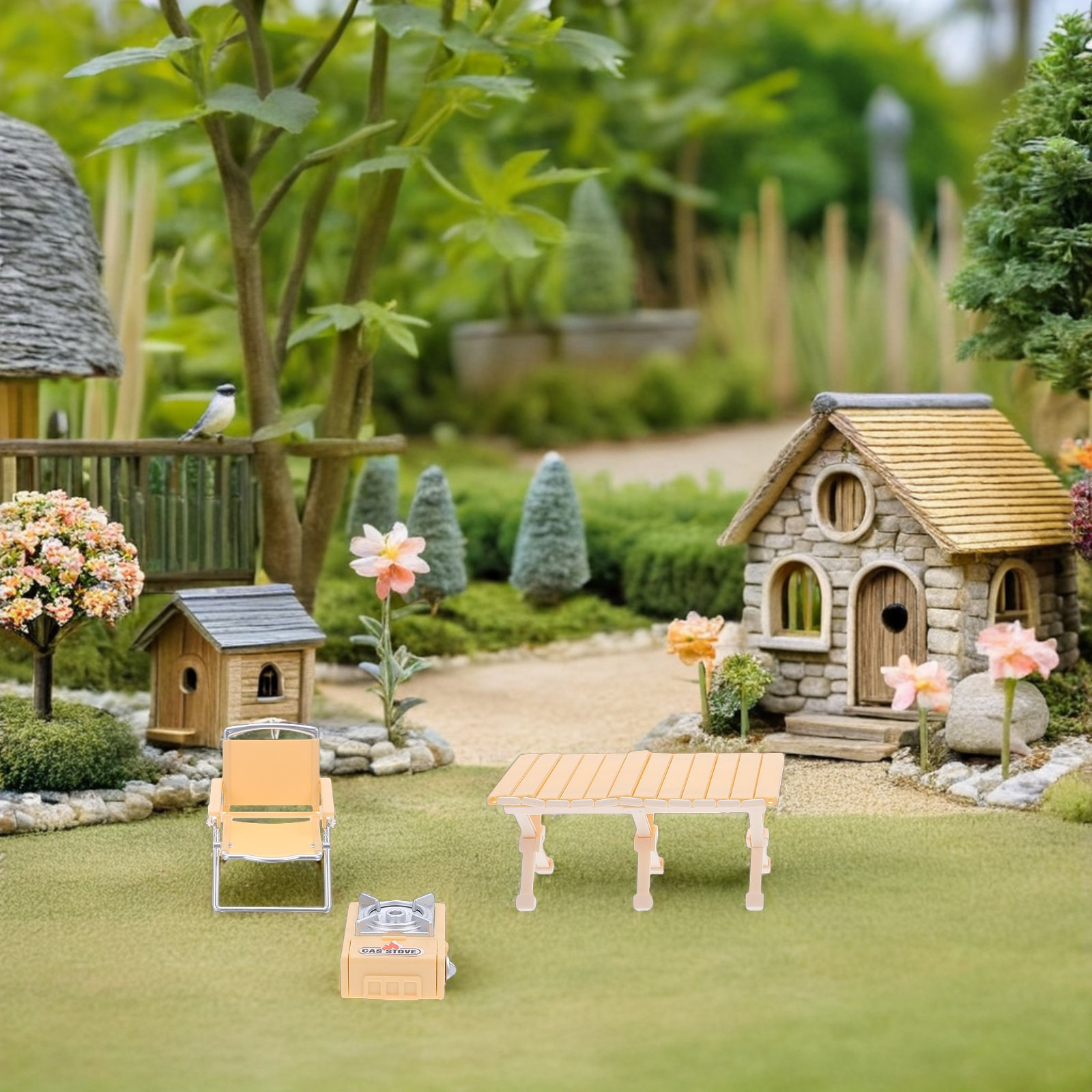ชุดโต๊ะปิกนิกพร้อมเก้าอี้พับขน - Kids Outdoor Chair And Table บทวิจารณ์และราคา