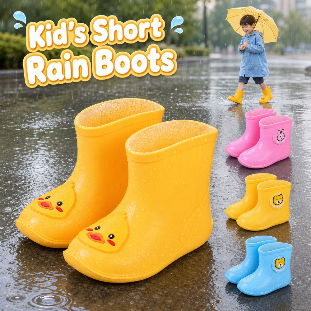 รองเท้าบูทกันฝนเด็กแบบสั้นกันล - Kids Outdoor Water บทวิจารณ์และราคา