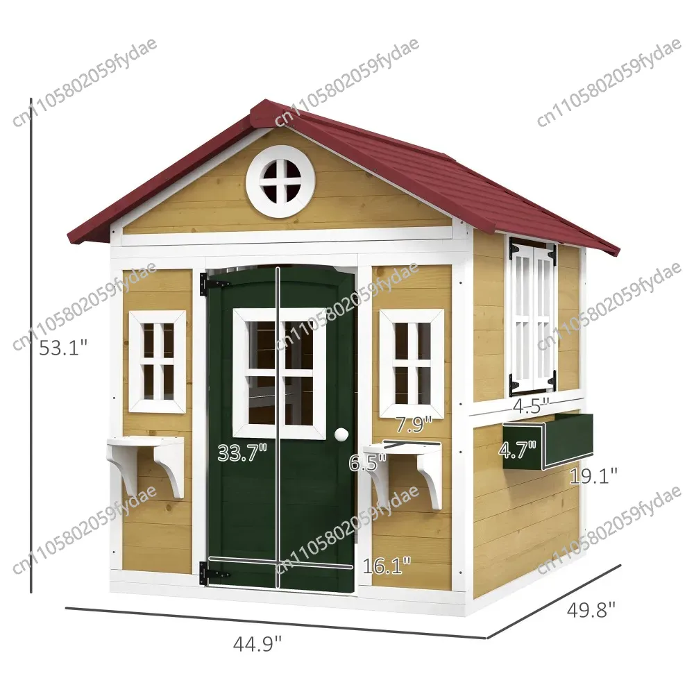 บ้านเด็กเล่นกลางแจ้ง, บ้านเด็ก - Kids Outdoor Playhouse บทวิจารณ์และราคา