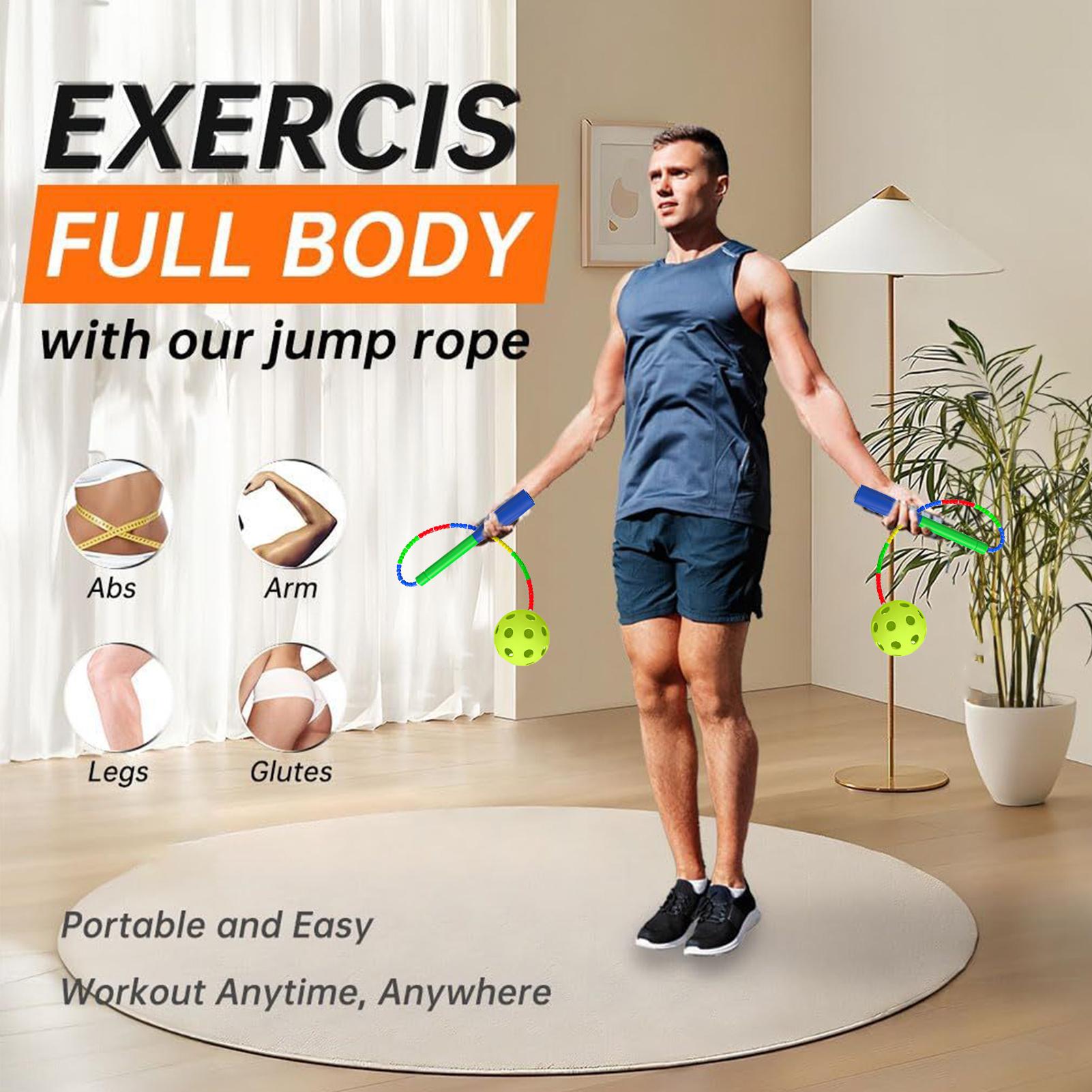 เชือกกระโดดแบบไร้สายพร้อมลูกบอ - Kids Outdoor Gym Equipment บทวิจารณ์และราคา