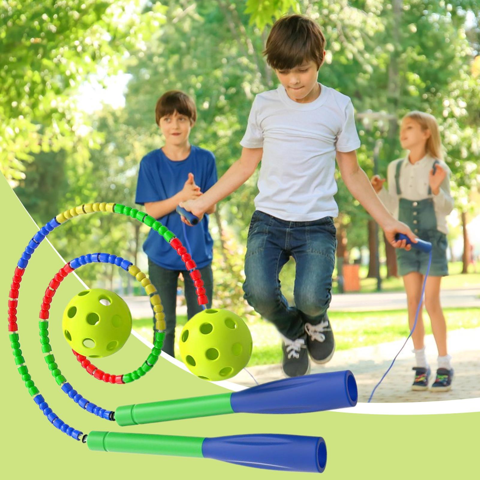 เชือกกระโดดแบบไร้สายพร้อมลูกบอ - Kids Outdoor Gym Equipment บทวิจารณ์และราคา