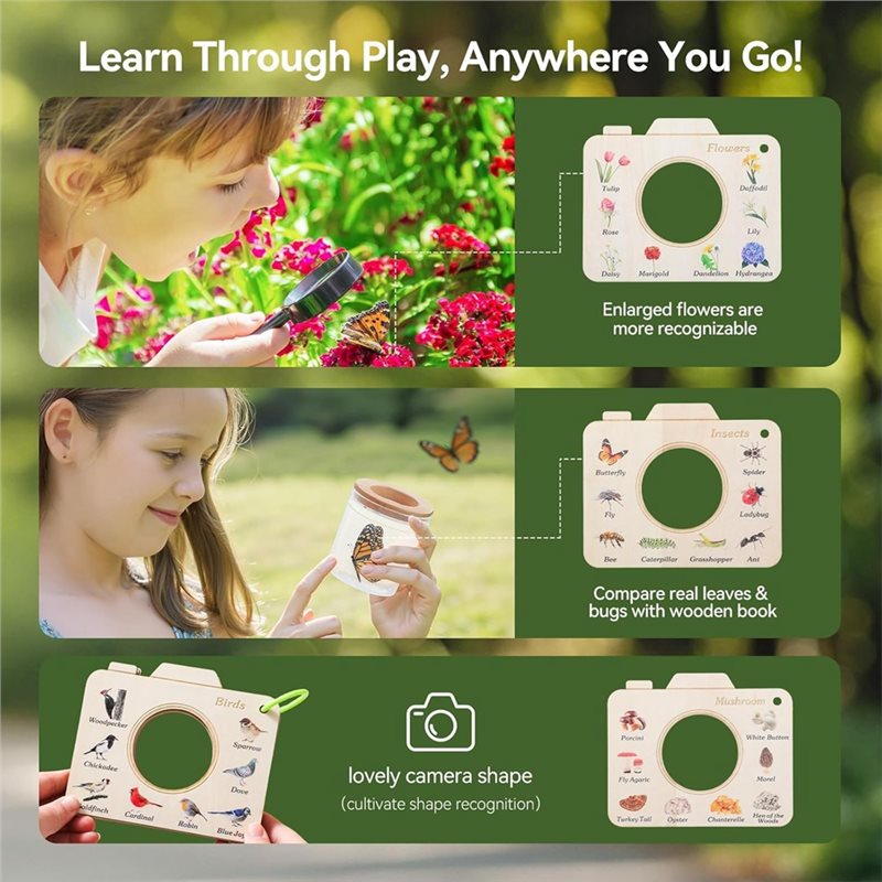 X18A-ชุดจับแมลงสำหรับเด็กอายุ  - Kids Outdoor Net บทวิจารณ์และราคา