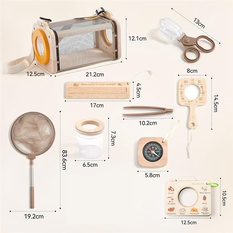 X18A-ชุดจับแมลงสำหรับเด็กอายุ  - Kids Outdoor Net บทวิจารณ์และราคา