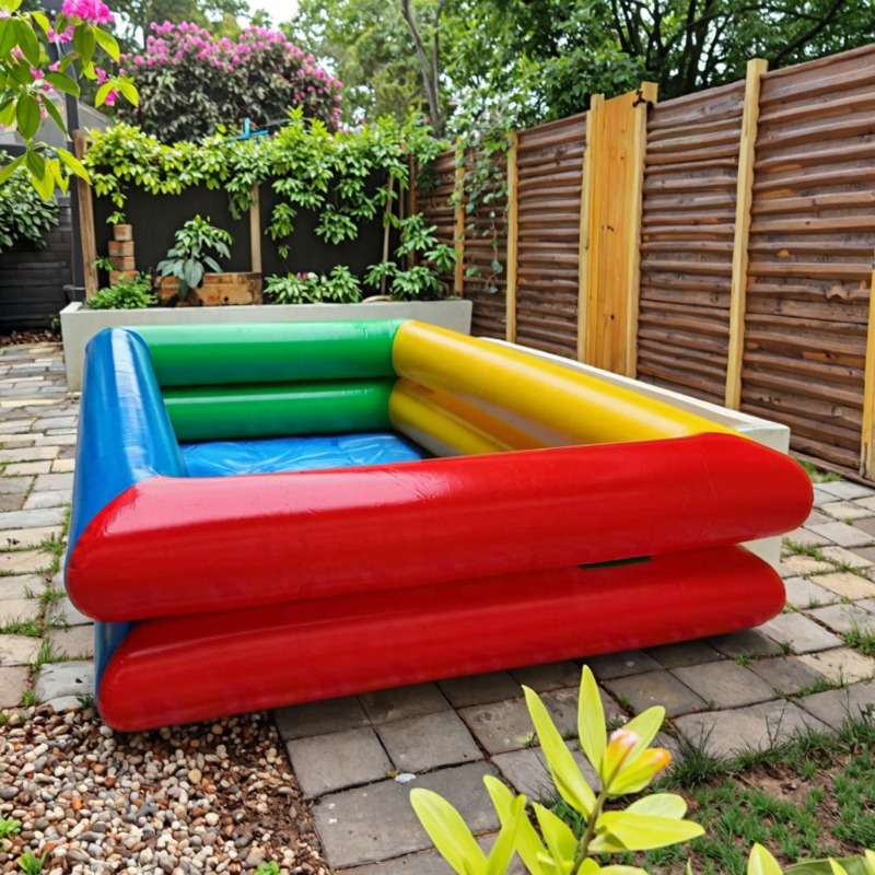 สระน้ำเป่าลมสองชั้นแบบกำหนดเอง - Kids Outdoor Water บทวิจารณ์และราคา