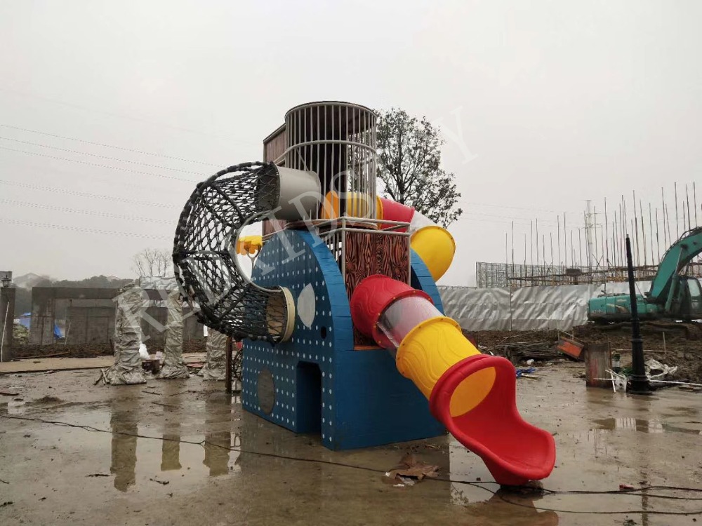 เครื่องเล่นสนามเด็กเล่นธีมเมือ - Kids Outdoor Gym Equipment บทวิจารณ์และราคา