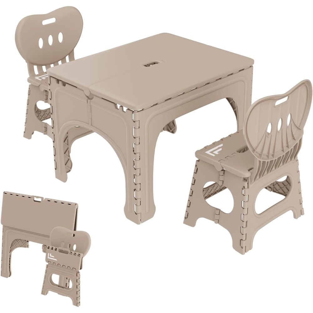 ชุดโต๊ะและเก้าอี้พับสำหรับเด็ก - Kids Outdoor Chair And Table บทวิจารณ์และราคา