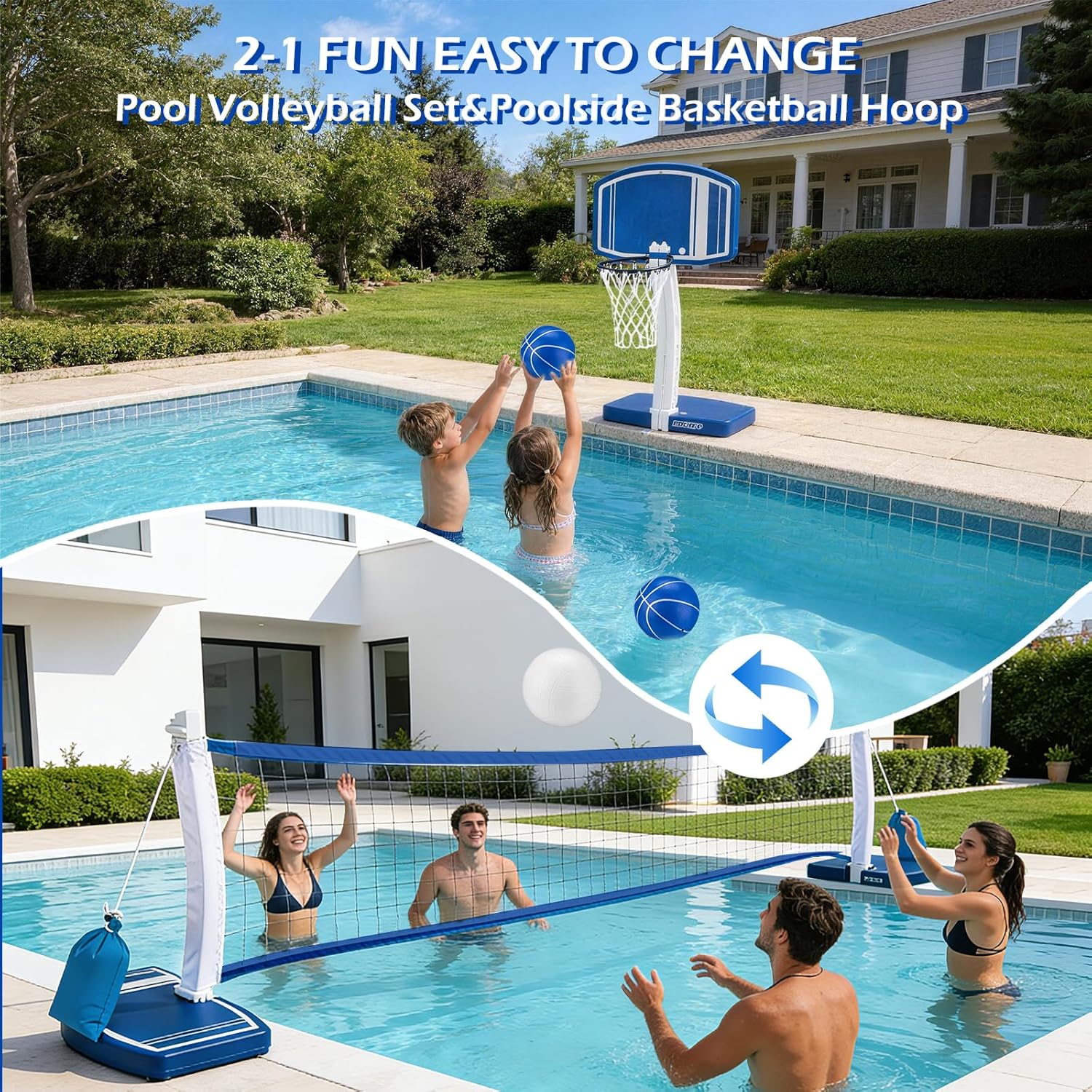 ห่วงบาสเก็ตบอลเหนือพื้นดินและต - Kids Outdoor Water บทวิจารณ์และราคา