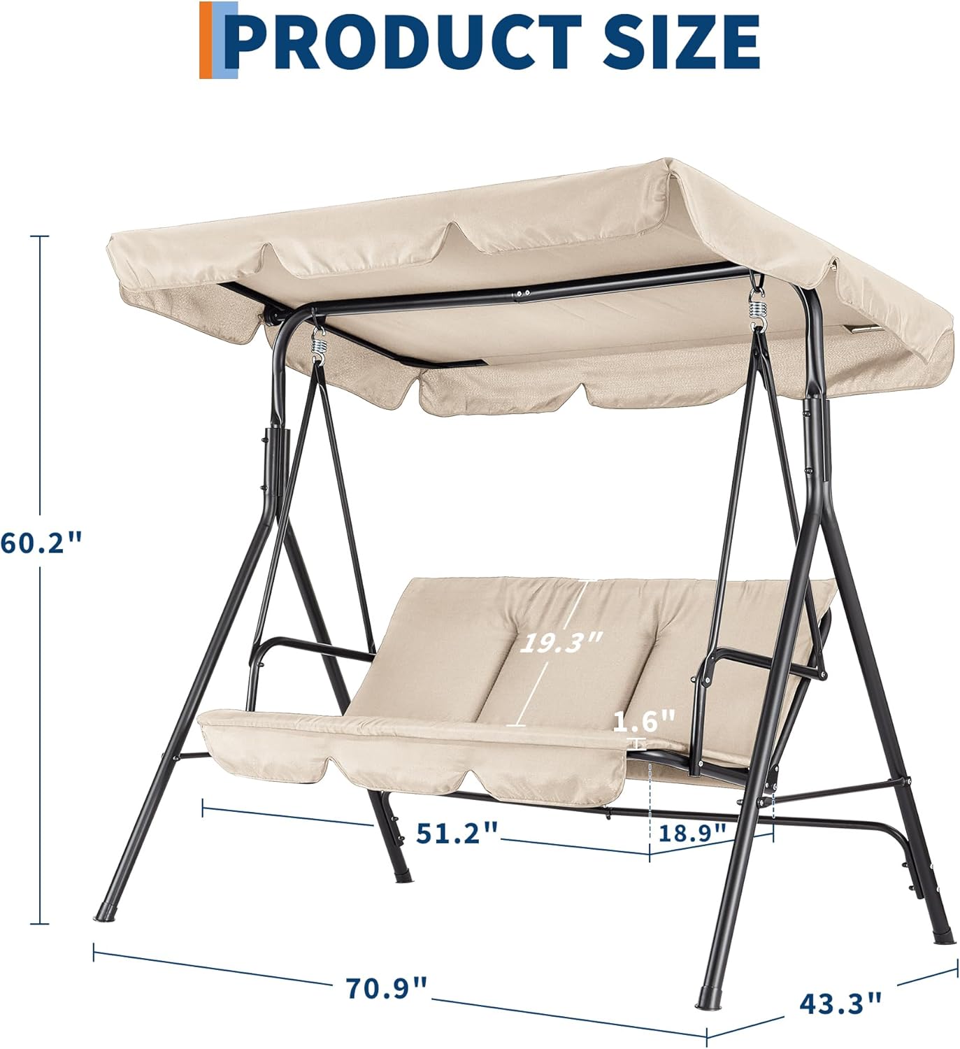 เก้าอี้ชิงช้ากลางแจ้งพร้อมหลัง - Kids Outdoor Bench บทวิจารณ์และราคา
