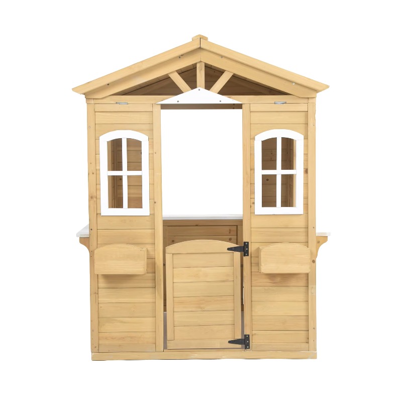 บ้านไม้สไตล์โมเดิร์นคลาสสิกสำห - Kids Outdoor Playhouse บทวิจารณ์และราคา