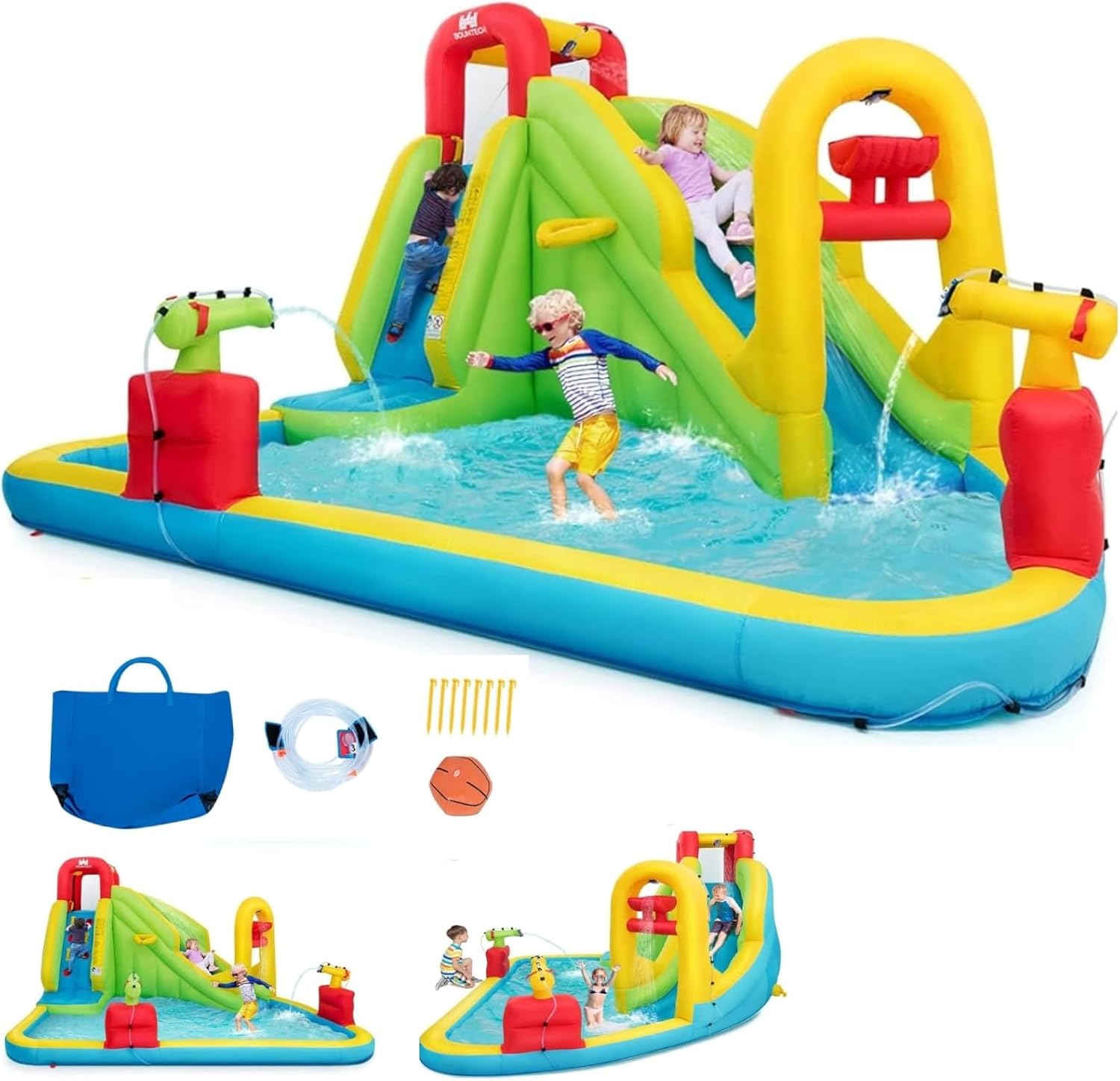 เมกะสวนน้ำเป่าลมสำหรับเด็ก - ส - Kids Outdoor Water บทวิจารณ์และราคา