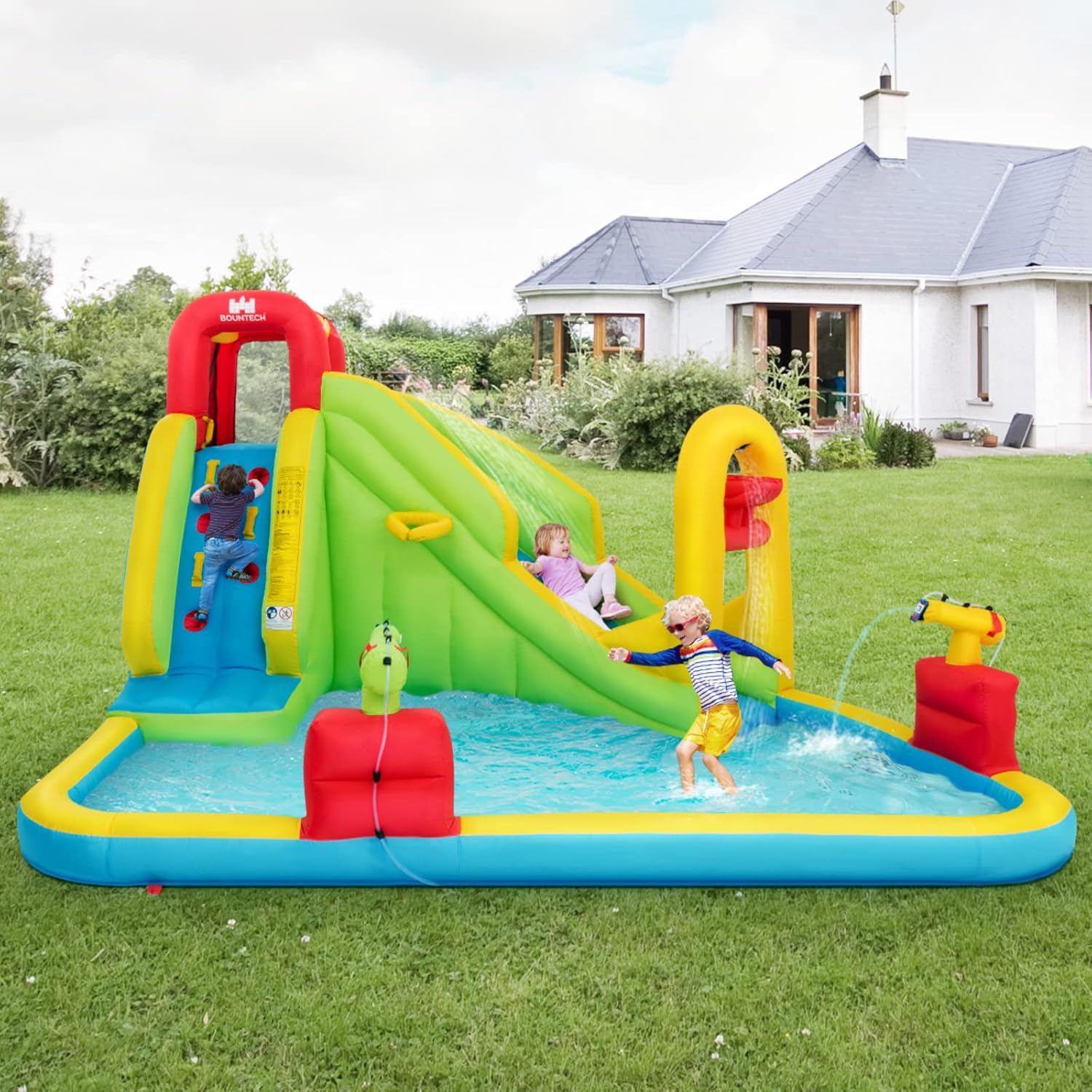 เมกะสวนน้ำเป่าลมสำหรับเด็ก - ส - Kids Outdoor Water บทวิจารณ์และราคา