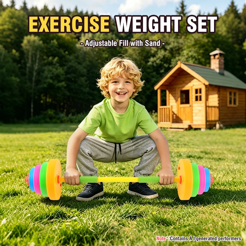 ชุดดัมเบลบาร์เบลสำหรับเด็กแบบป - Kids Outdoor Gym Equipment บทวิจารณ์และราคา