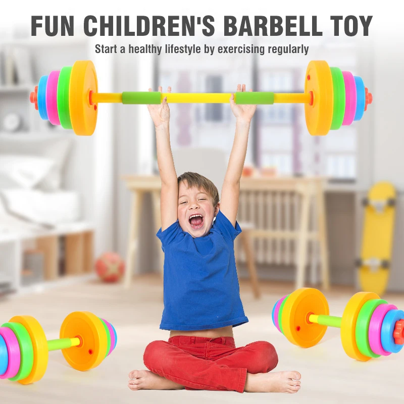 ชุดดัมเบลบาร์เบลสำหรับเด็กแบบป - Kids Outdoor Gym Equipment บทวิจารณ์และราคา