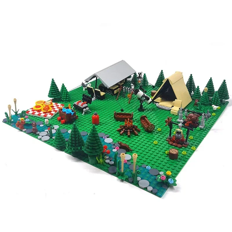 MOC ตั้งแคมป์กลางแจ้งและเต็นท์ - Kids Outdoor Chair And Table บทวิจารณ์และราคา