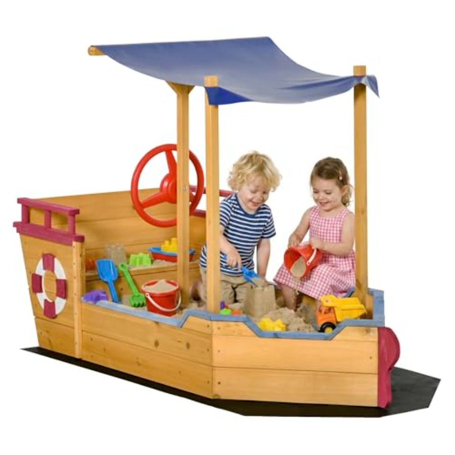 กระบะทรายไม้สำหรับเด็กกลางแจ้ง - Kids Outdoor Bench บทวิจารณ์และราคา
