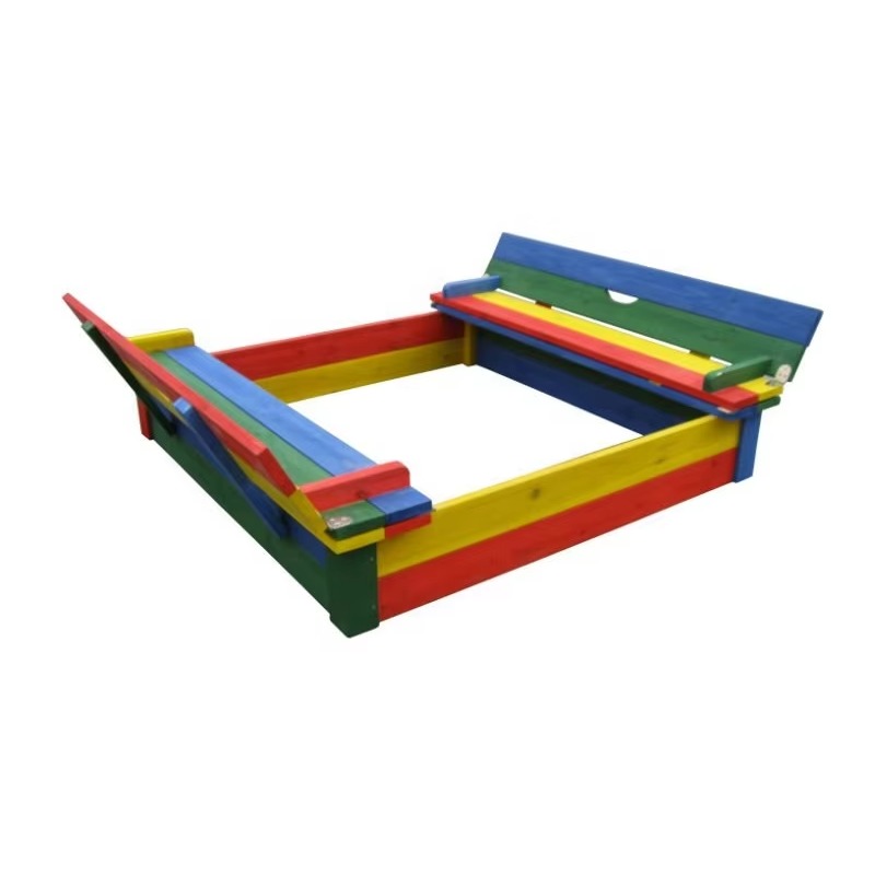 หลุมทรายไม้สำหรับเด็กเล่นกลางแ - Kids Outdoor Bench บทวิจารณ์และราคา