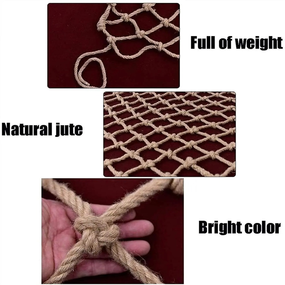 ตาข่ายปีนป่ายเชือกป่าน ตาข่ายต - Kids Outdoor Net บทวิจารณ์และราคา