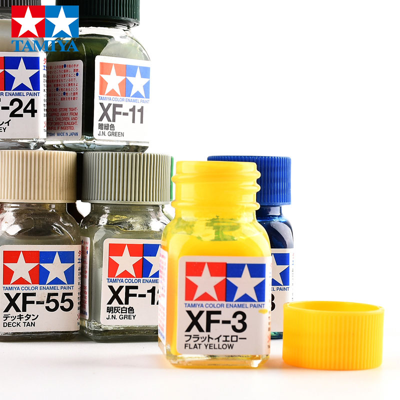 สีทามิยะเคลือบสีแบน XF25-XF71  - Tamiya Model Paint Set บทวิจารณ์และราคา